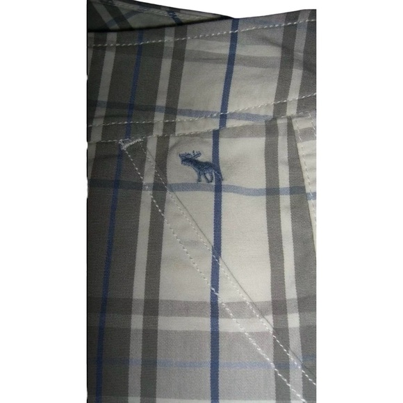 Abercrombie & Fitch Shorts Vintage y2k Low Rise Plaid Bermuda Preppy Beachy Prep - Picture 3 of 5